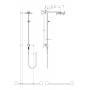 Душевая система HANSGROHE Raindance Connect Showerpipe 240 27164000. Фото